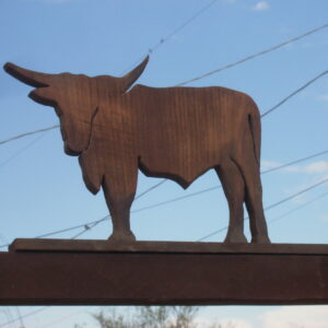 Steer Windmill Topper