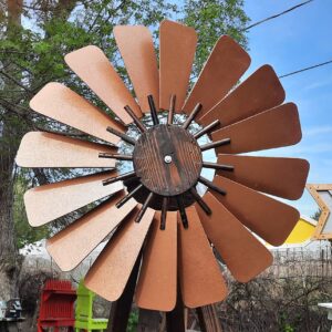 Hammered Copper Windmill