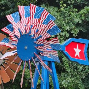 United States Flag Windmill